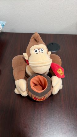 Donkey Kong Plush with DK Barrel