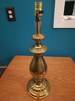 Heavy Brass Lamp