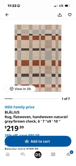 Cute geometric modern rug from IKEA