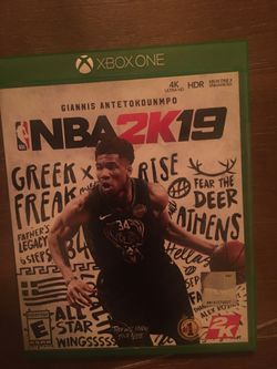 Xbox one nba 2k19