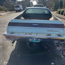1974 Chevy Elcomino 350 engine 
