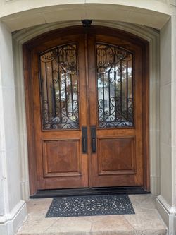 Fine Wood Double Door 74 1/2 x 105 1/2