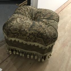 Vintage 1.2x1.2 ft stool or foot rest
