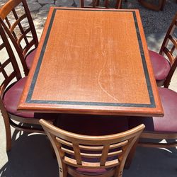 Table And 6 Chairs 