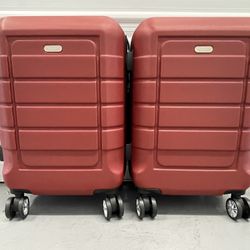 Hard Carry On Luggage - 2 Pieces NEW