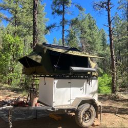 Small Overland Camp Trailer