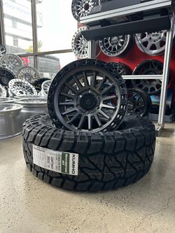 LT285/70R17 Kumho AT + Arena Wheels Package Deal