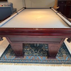 Pool Table 8ft Brunswick (free Delivery, Setup, And New Felt Color Of Your Choice)
