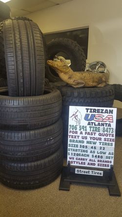 305 45 22 BRAND NEW TIRE TIRES $120 EACH $480 SET