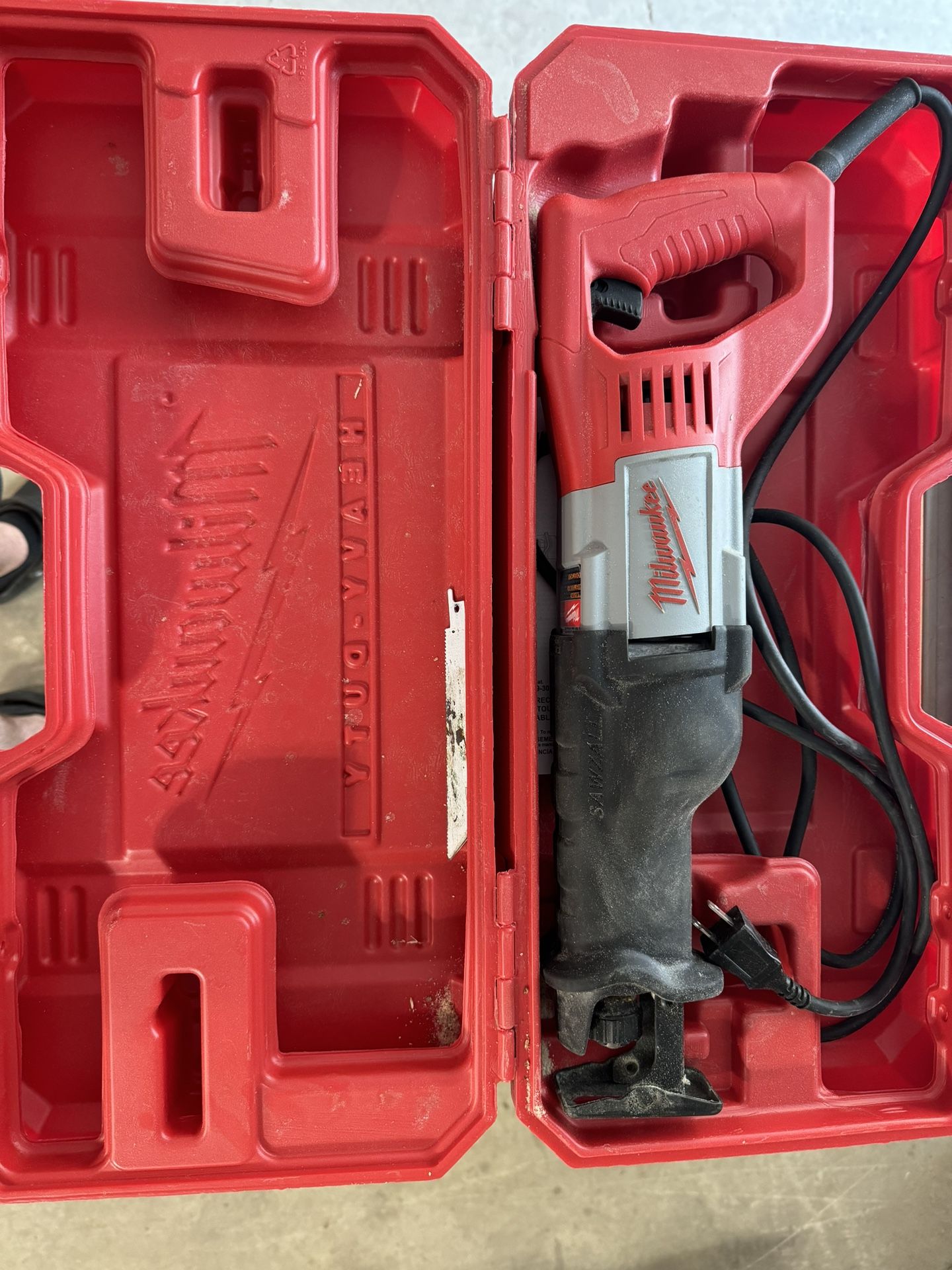 Corded Milwaukee Sawzall