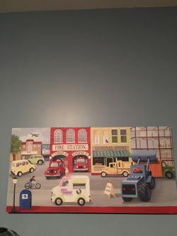 Pottery Barn Kids canvas picture