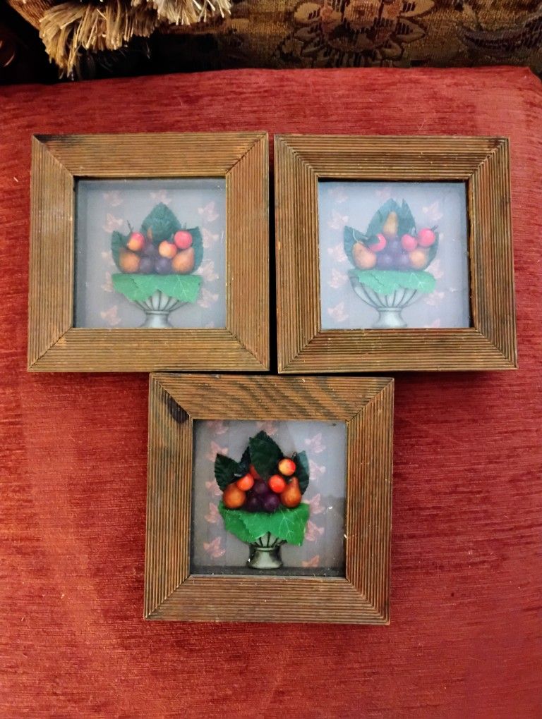 Fruit Design Shadow Boxes