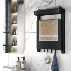 HEATED Towel Rack Warmer Storage