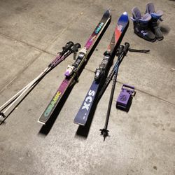 Ceramic And Elan Skis