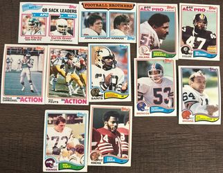1982 Topps Football – 11 Cards – Hall of Famers & George Rogers RC