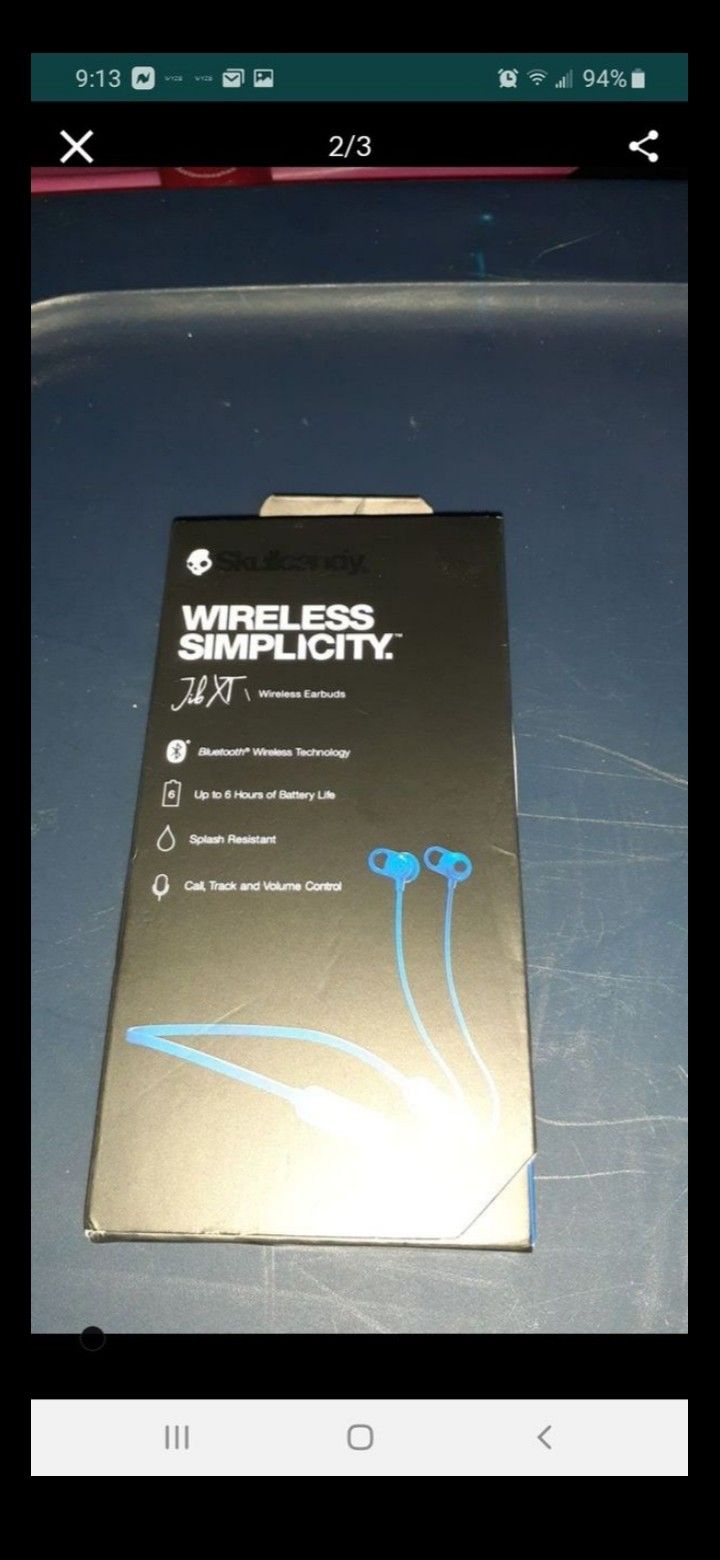 Skullcandy bluetooth wireless headphones. Make an offer