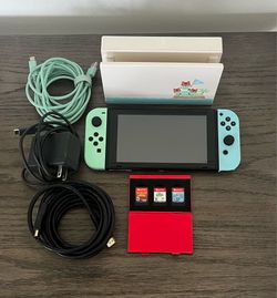 Nintendo Switch Animal Crossing w/ Games