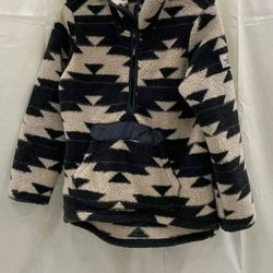 The North Face Camp shire Sherpa Fleece Zip Pullover Hoodie Women S / Girls XL