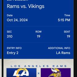 TNF Rams Vs Vikings