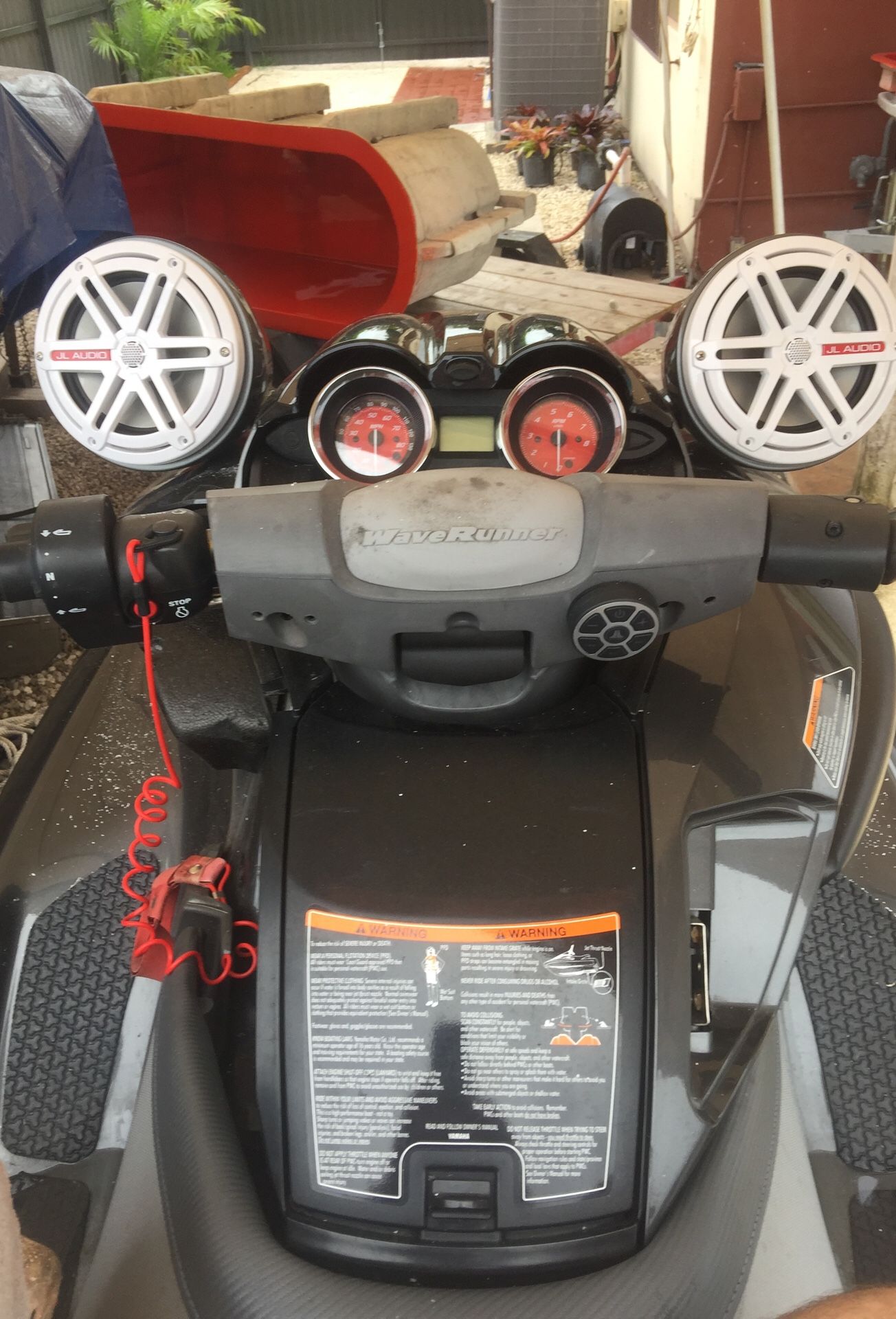 Yamaha FZR waverunner speaker pods for 7.7 JL Audio Speakers. Jet ski sound system.