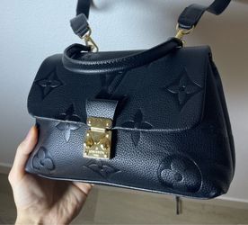 Louis Vuitton Black Monogram Handbag pre Owned