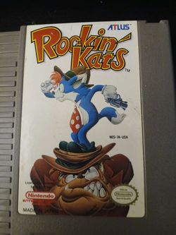 Rockin' Kats NES Nintendo (1991) - 100% Authentic Original (NES-7A-USA) Atlus