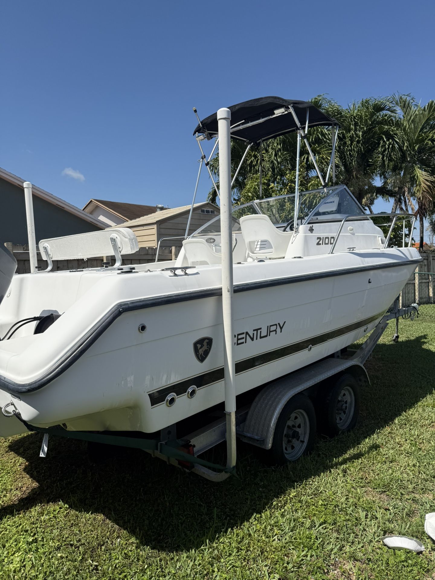 Walkaround Century 22 Ft 2002 Con Yamaha 150 Hp X60 2 Tiempos Gps Torch Screen Trailer Continental 2016