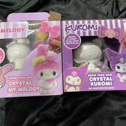 My melody and Kuromi Crystal growing set