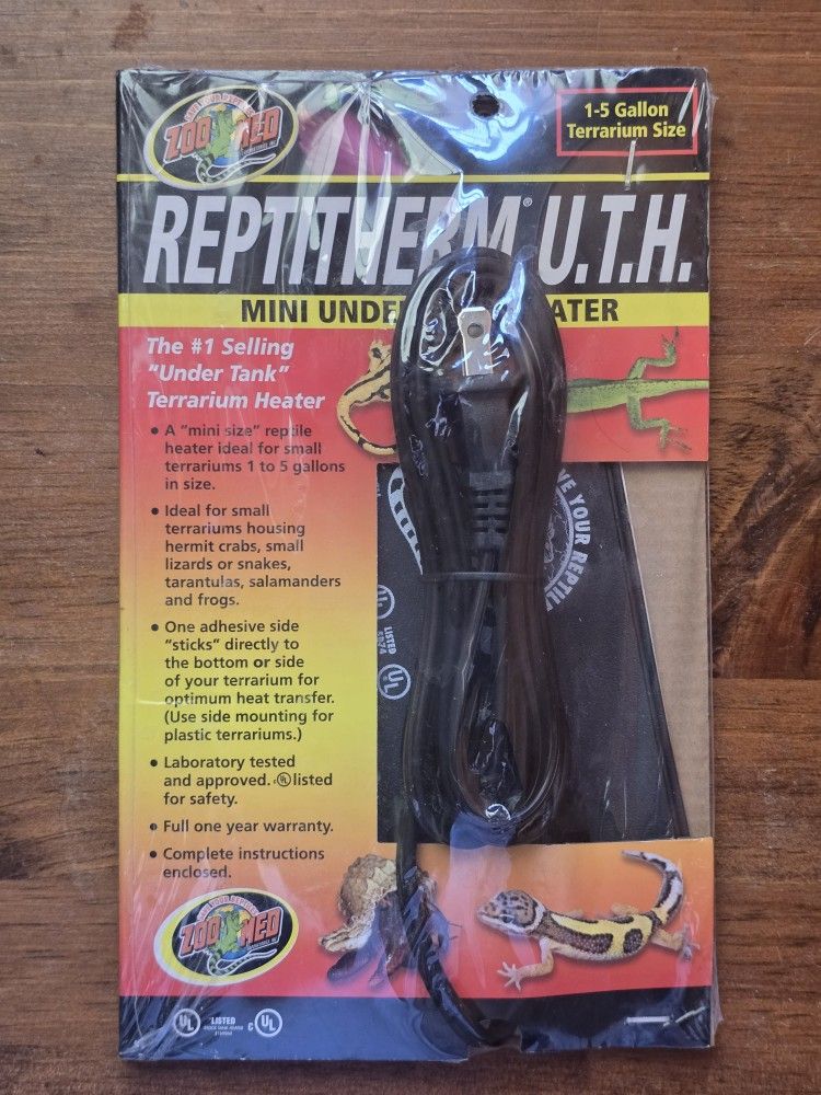 NEW Zoo Med Reptitherm Mini Heater