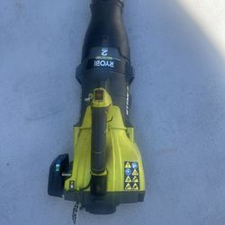 Ryobi jet fan 160 MPH 520 CFM 25cc Gas J Blower. The blower cranks up and runs however, some adjustments need to be made because it’s idling and blowi