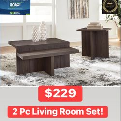 Living Room Tables !, 2 Pc 
