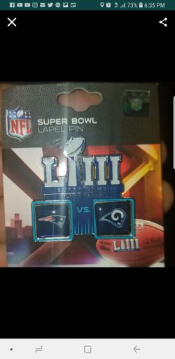 RAMS Superbowl Game day Pin