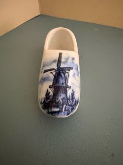 Vintage Sanford Mini Bone China Clog