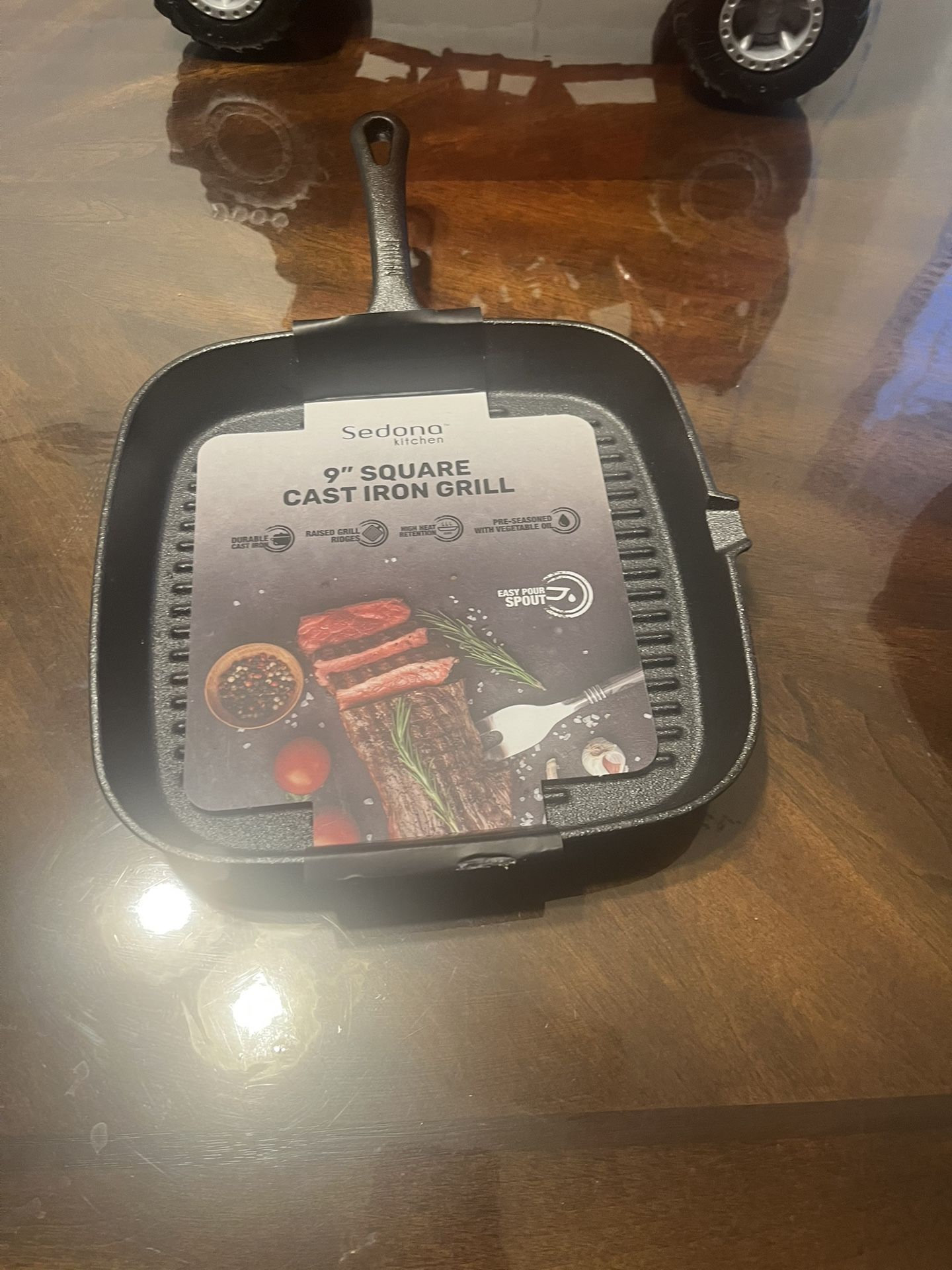 9”square Cast Iron Grill