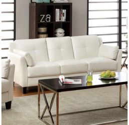 White Sofa And love Seat set