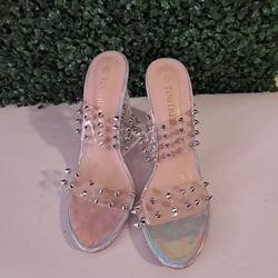 Glass High Heels