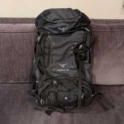 Osprey Kestrel 38L Hiking Backpack – Black
