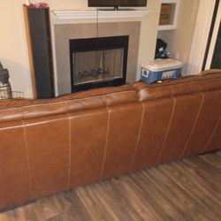 Leather couch