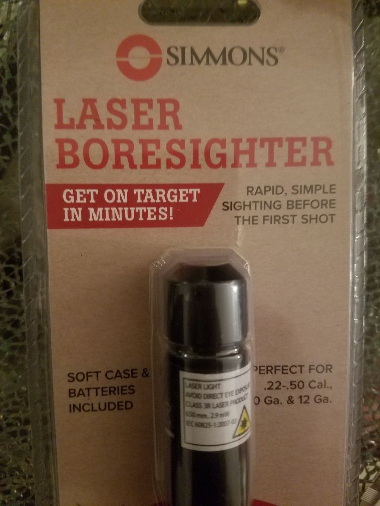 Simmons laser boresighter rapid simple siding before first shot