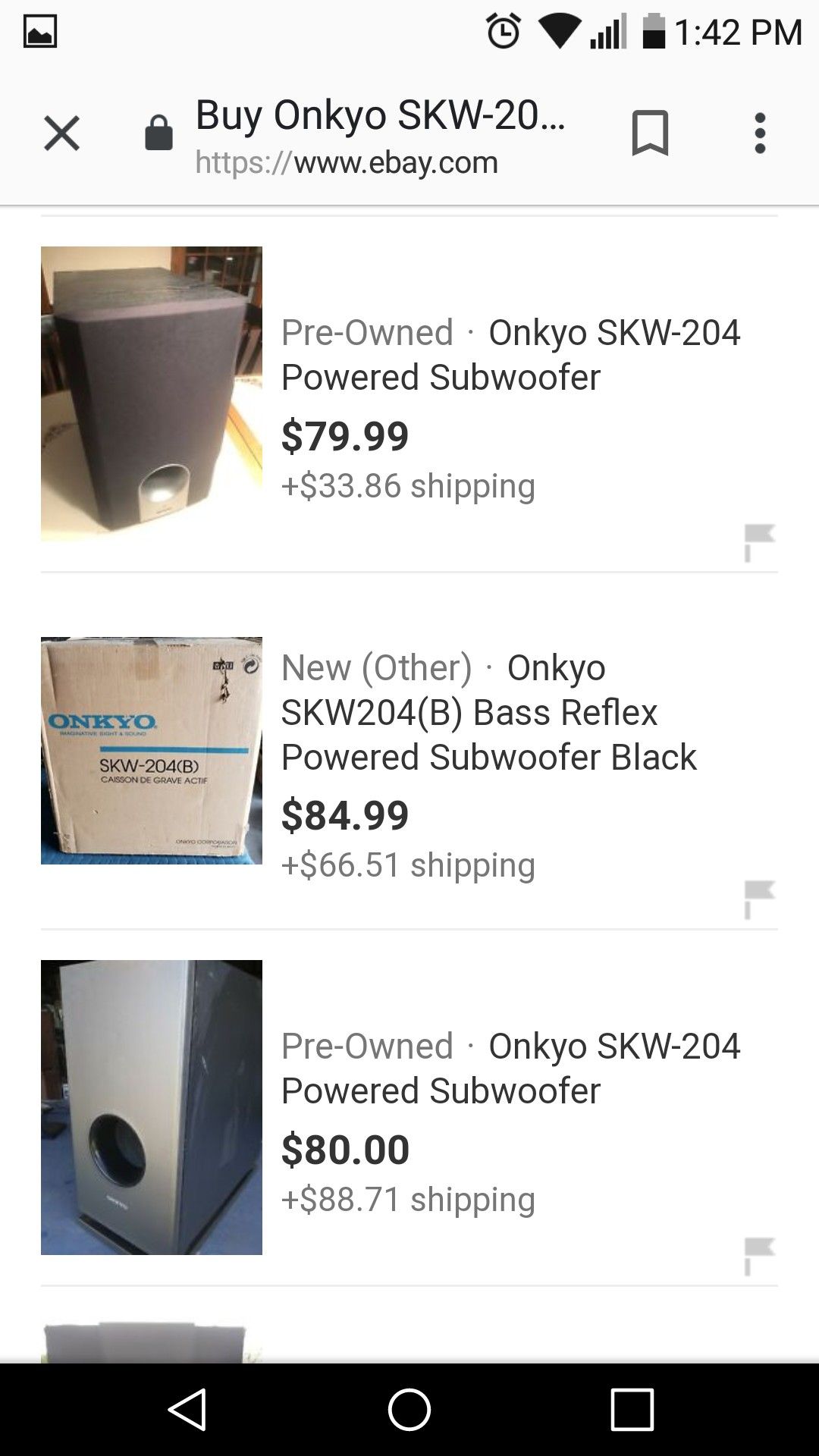 Onkyo skw204 2025