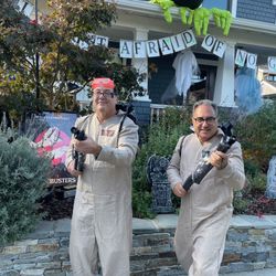 Ghostbusters Complete Halloween House decoration Props and Costumes