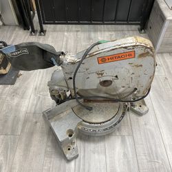 Hitachi C15FB Miter Saw Tested Very Nice Tool In Good Condition!