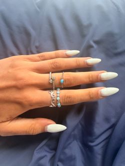 Bundle Sterling Silver Rings - 4pc