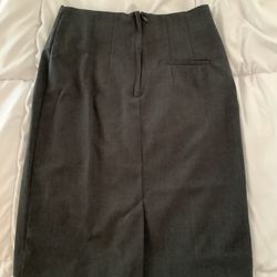 Dark Gray H&M Pencil Skirt, Size 2