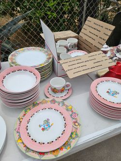 Mary Engelbreit Garden Time Dishes 50+ pcs