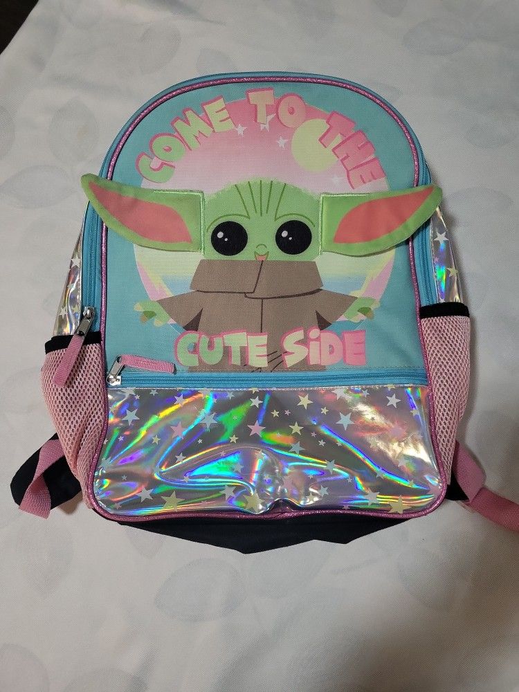 Kids Baby Yoda Backpack. 