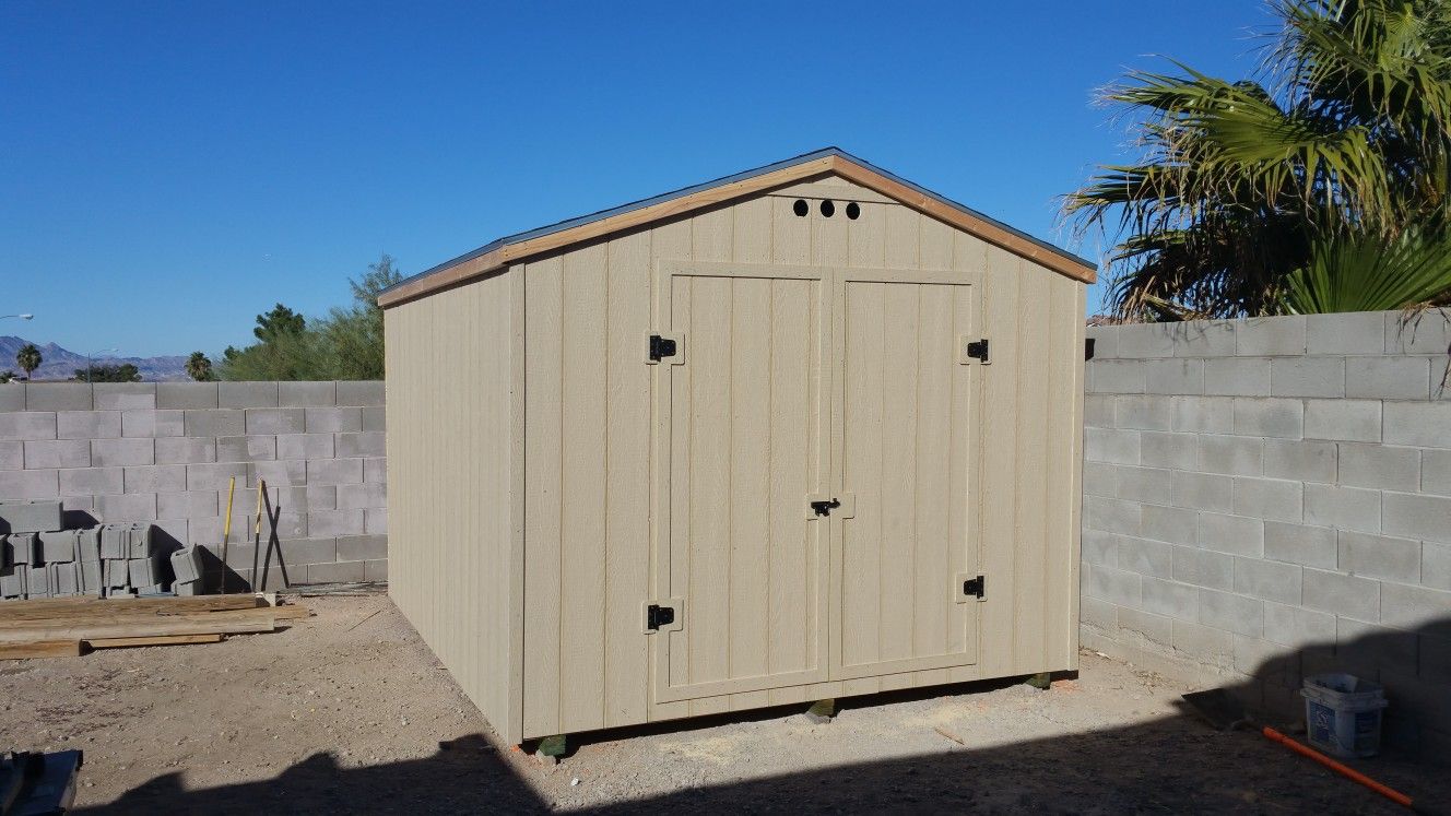 10x12 Storage Sheds Installed On Site $2695