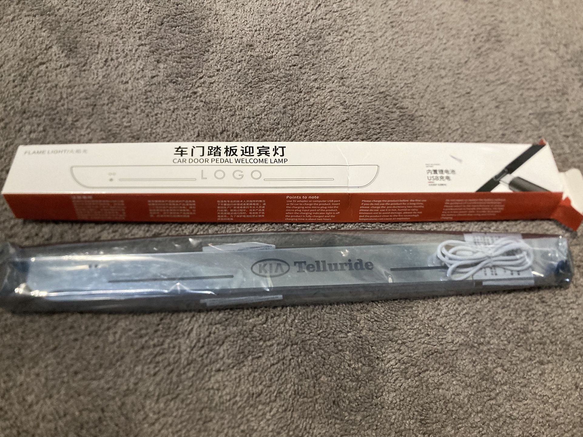 New Kia Telluride Door Sills LED Multicolor 