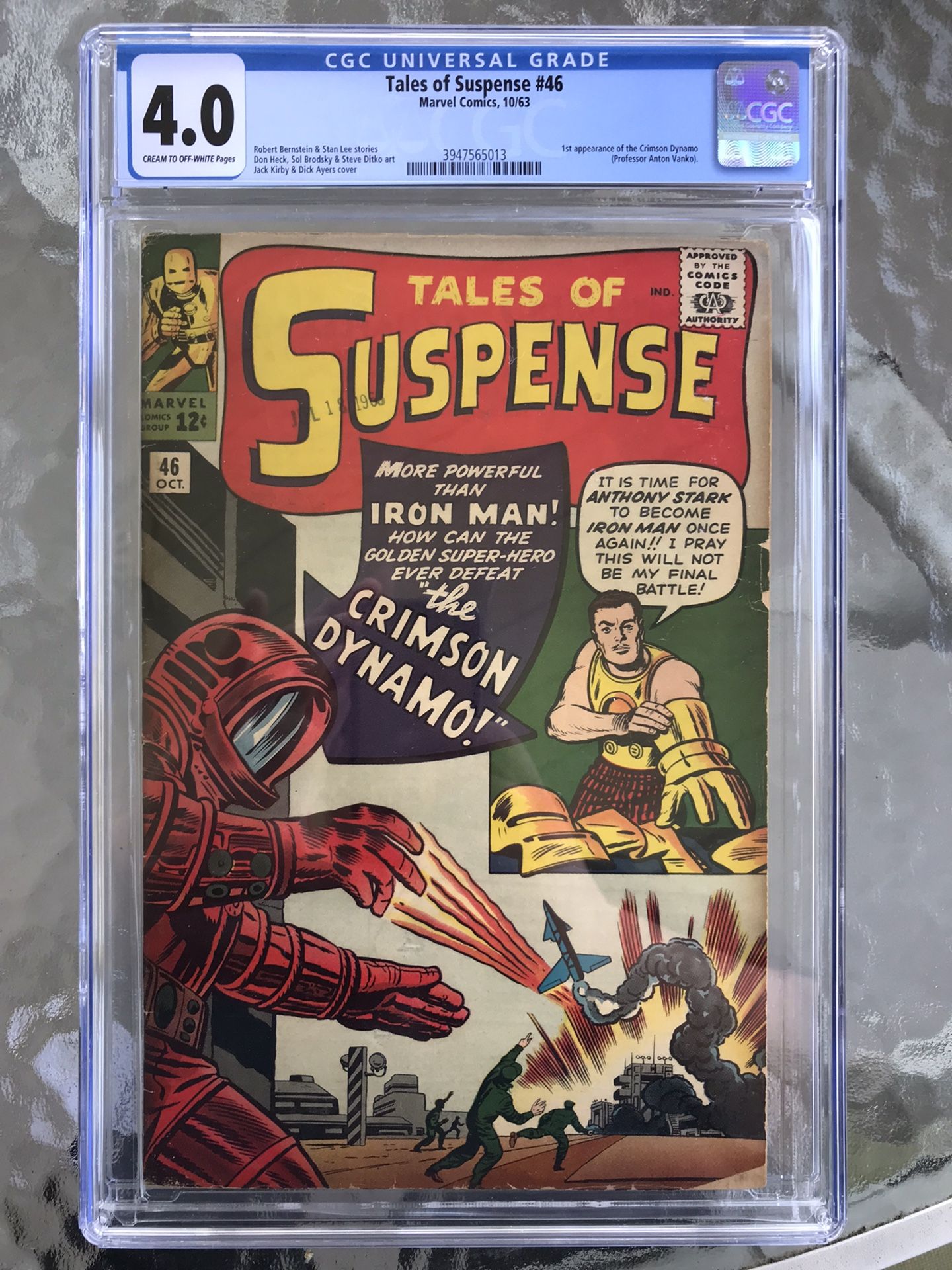 Tales of Suspense #46 (1963) CGC 4.0 — 1st app. of Crimson Dynamo (Anton Vanko)