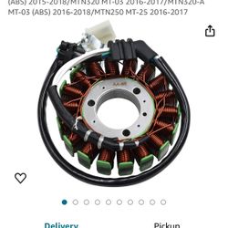 AHL Magneto Stator Coil 1WD-H1410-00 1WD-H1410-01 for Yamaha YZF R25 2015-2017/YZF R3 2015-2018/YZF R3A (ABS) 2015-2018/MTN320 MT-03 2016-2017/MTN320-